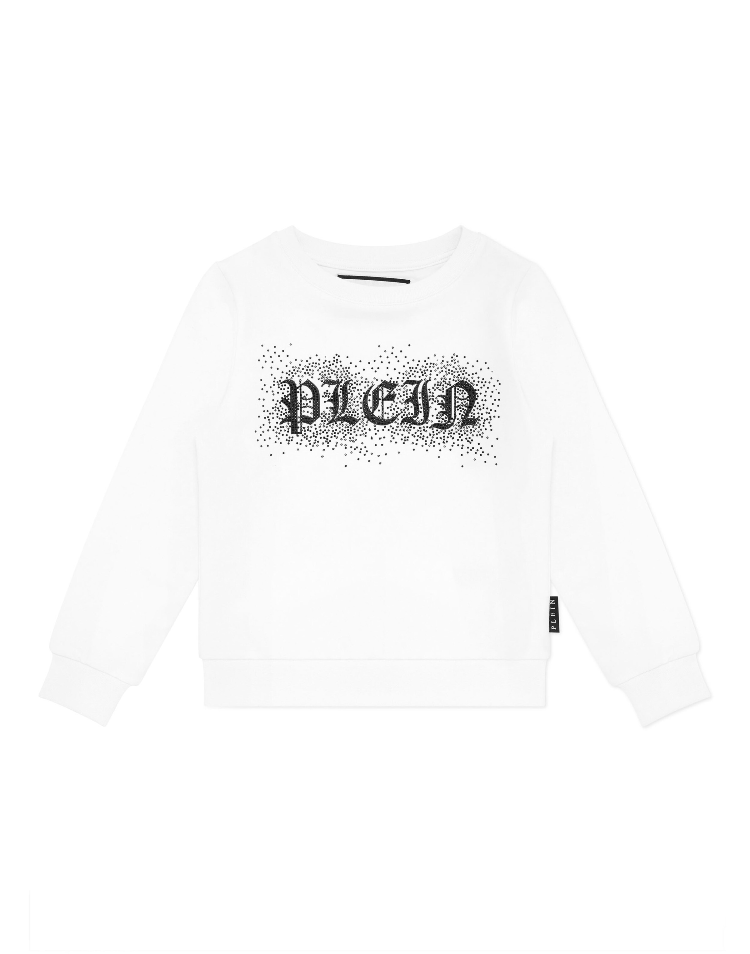 Philipp Plein - Sudadera 'Gothic Plein' en blanco: frente