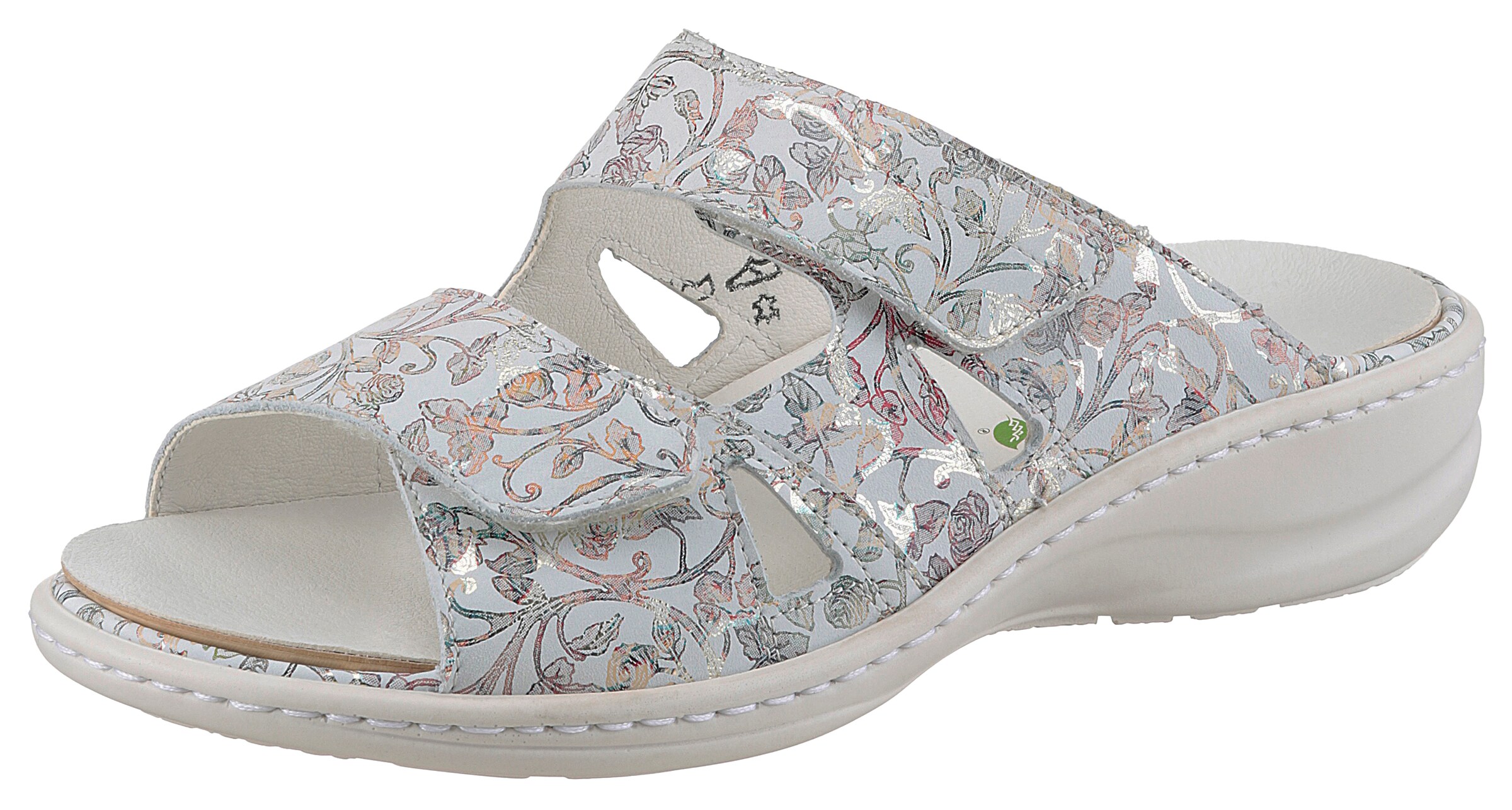 WALDLÄUFER Mules in Grey: front