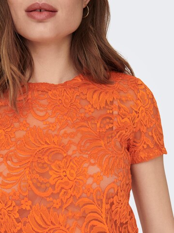 ONLY - Camisa 'ALBA' em laranja