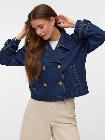 VERO MODA Between-seasons coat in Blue: front