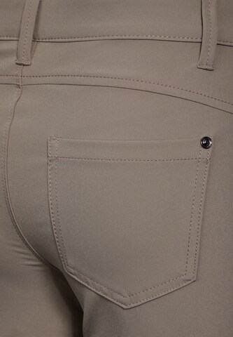 STREET ONE Slimfit Hose in Grau