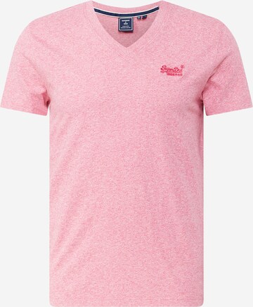 Superdry Tričko – pink: přední strana