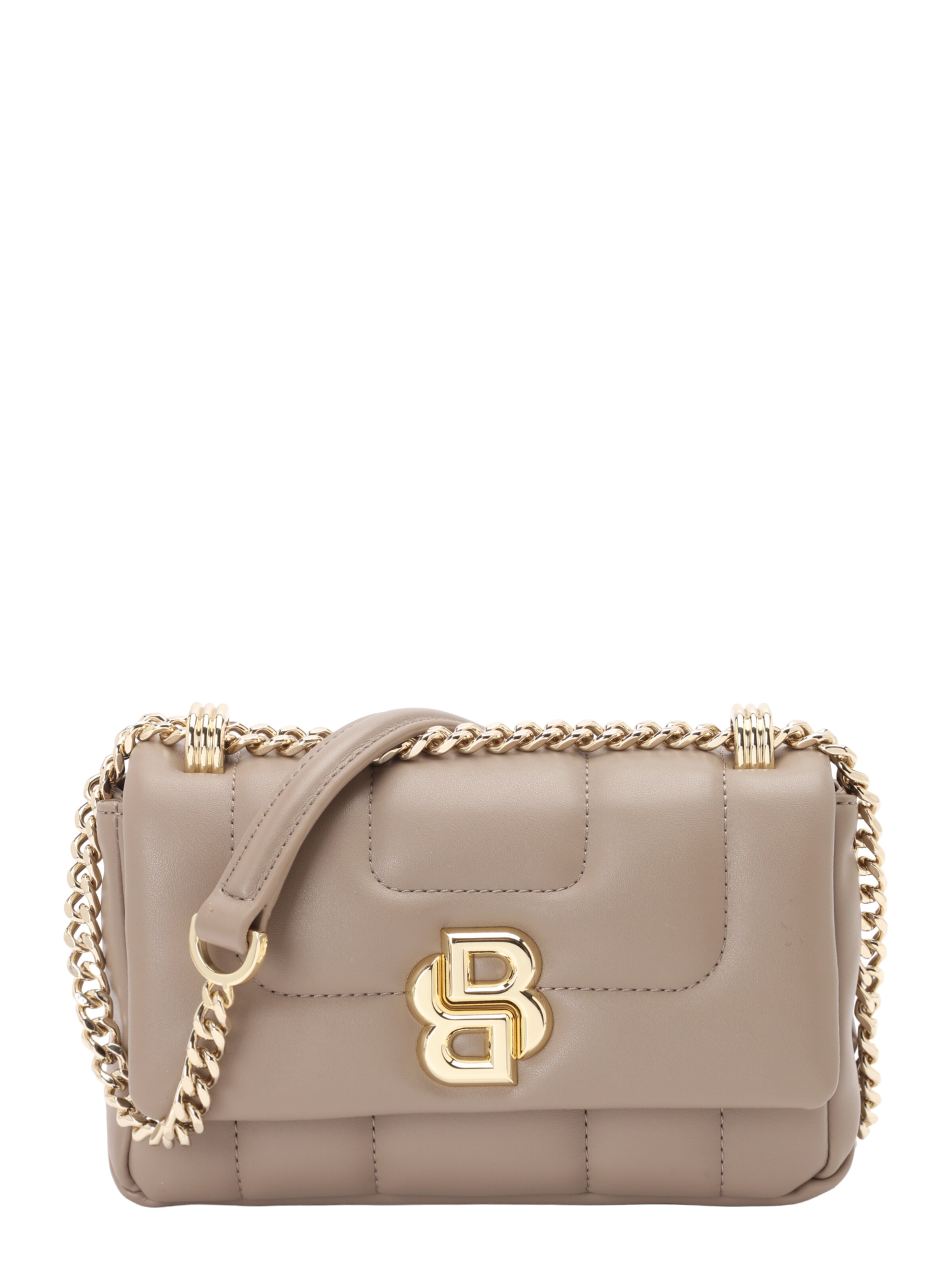 BOSS - Bolso de hombro 'B_ICON' en marrón: frente