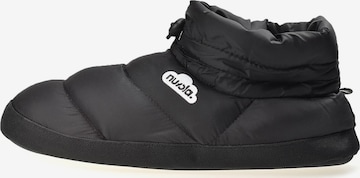Nuvola. Hausschuh 'Boot Home' in Schwarz: Vorderseite