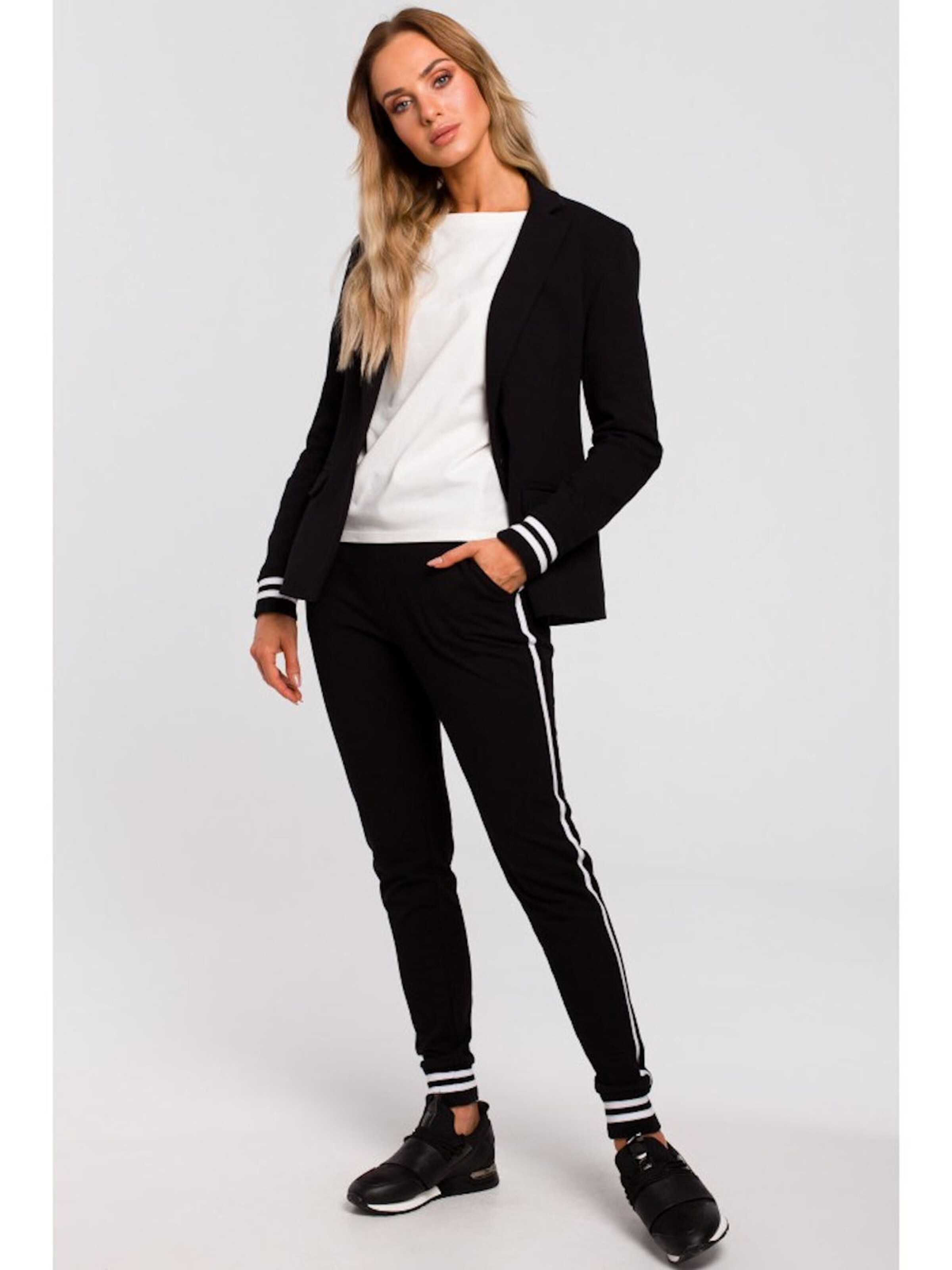 Numoco Blazer 'Sportliche Eleganz'‌‌‌‌‌‌ in Schwarz