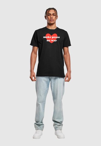 Merchcode Shirt 'Peace' in Zwart