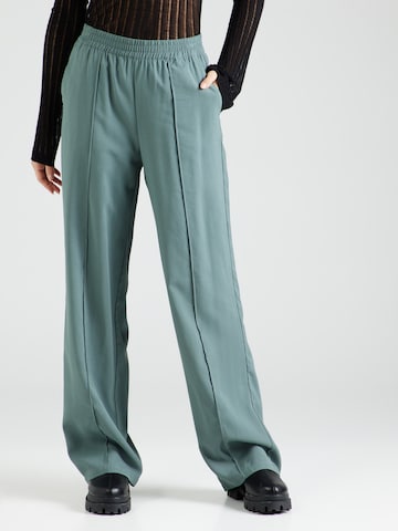 VERO MODA Wide leg Broek 'ENA' in Groen: voorkant