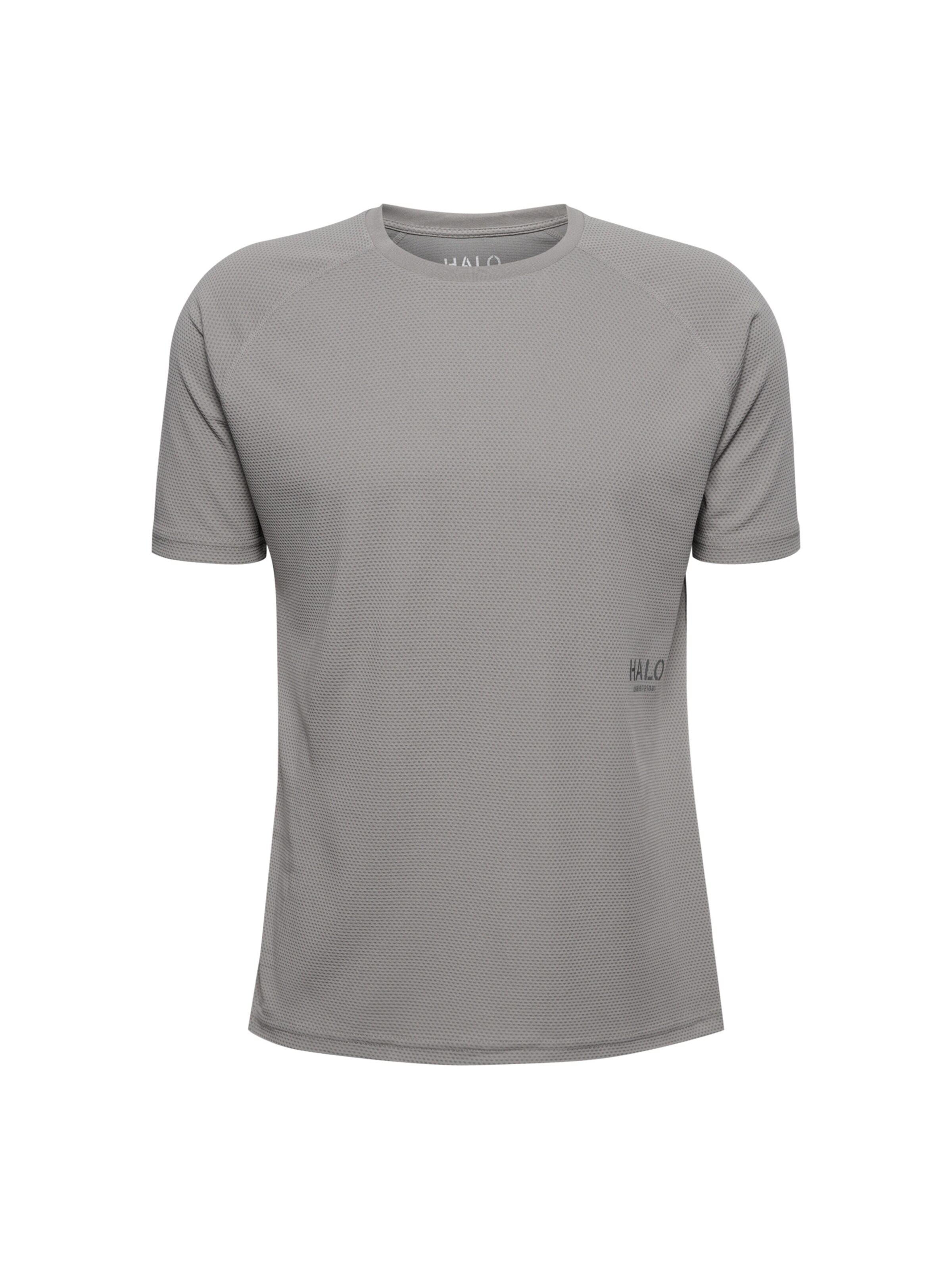 HALO T-Shirt in Grau: Vorderseite