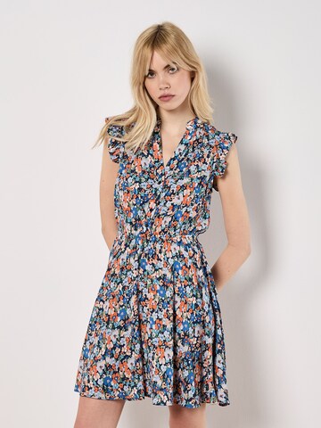 Robe ' ' Apricot en bleu : devant