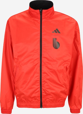 ADIDAS PERFORMANCE - Casaco deportivo 'Belgium Anthem' em vermelho: frente