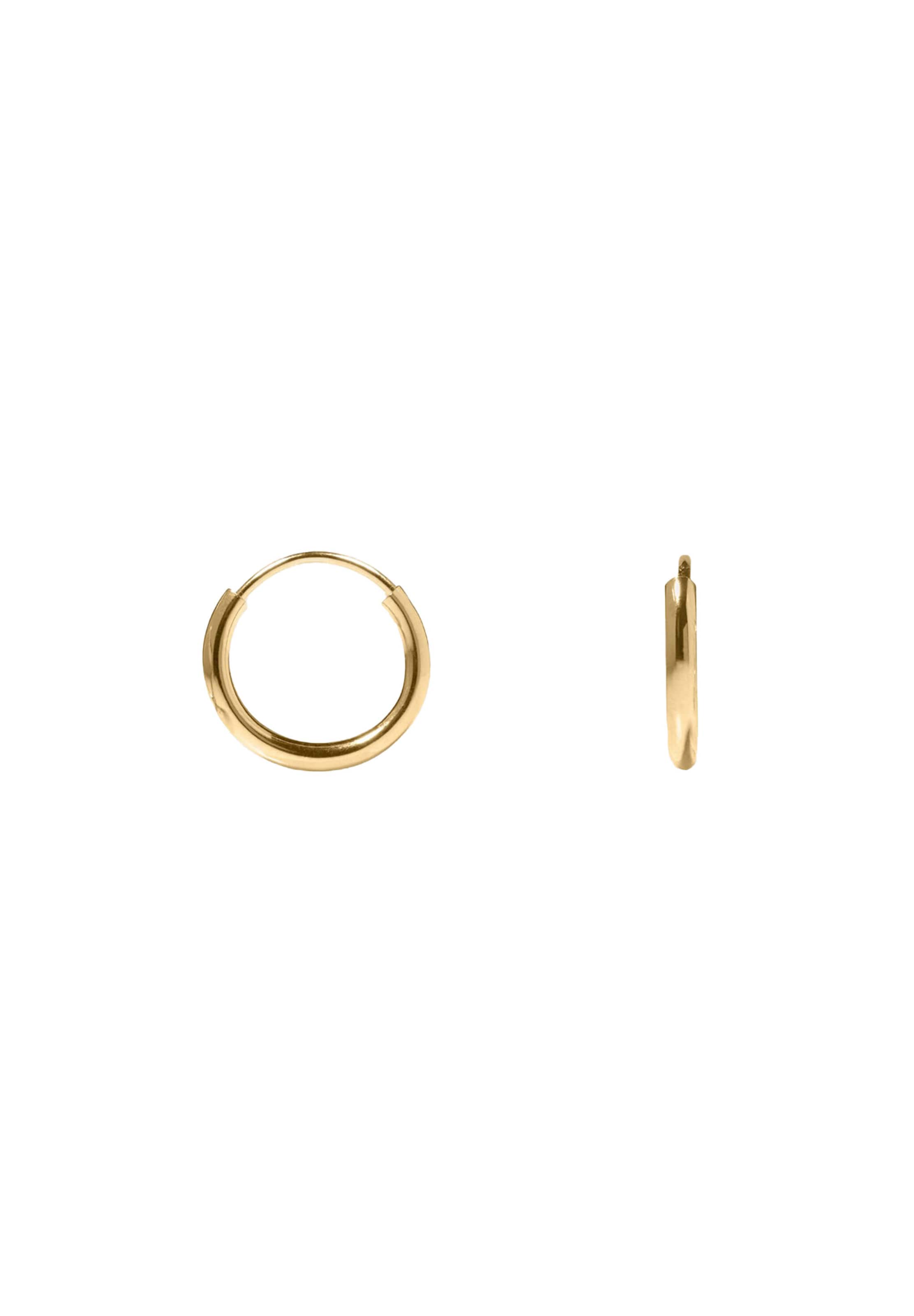 Stilnest Earrings in Gold: front