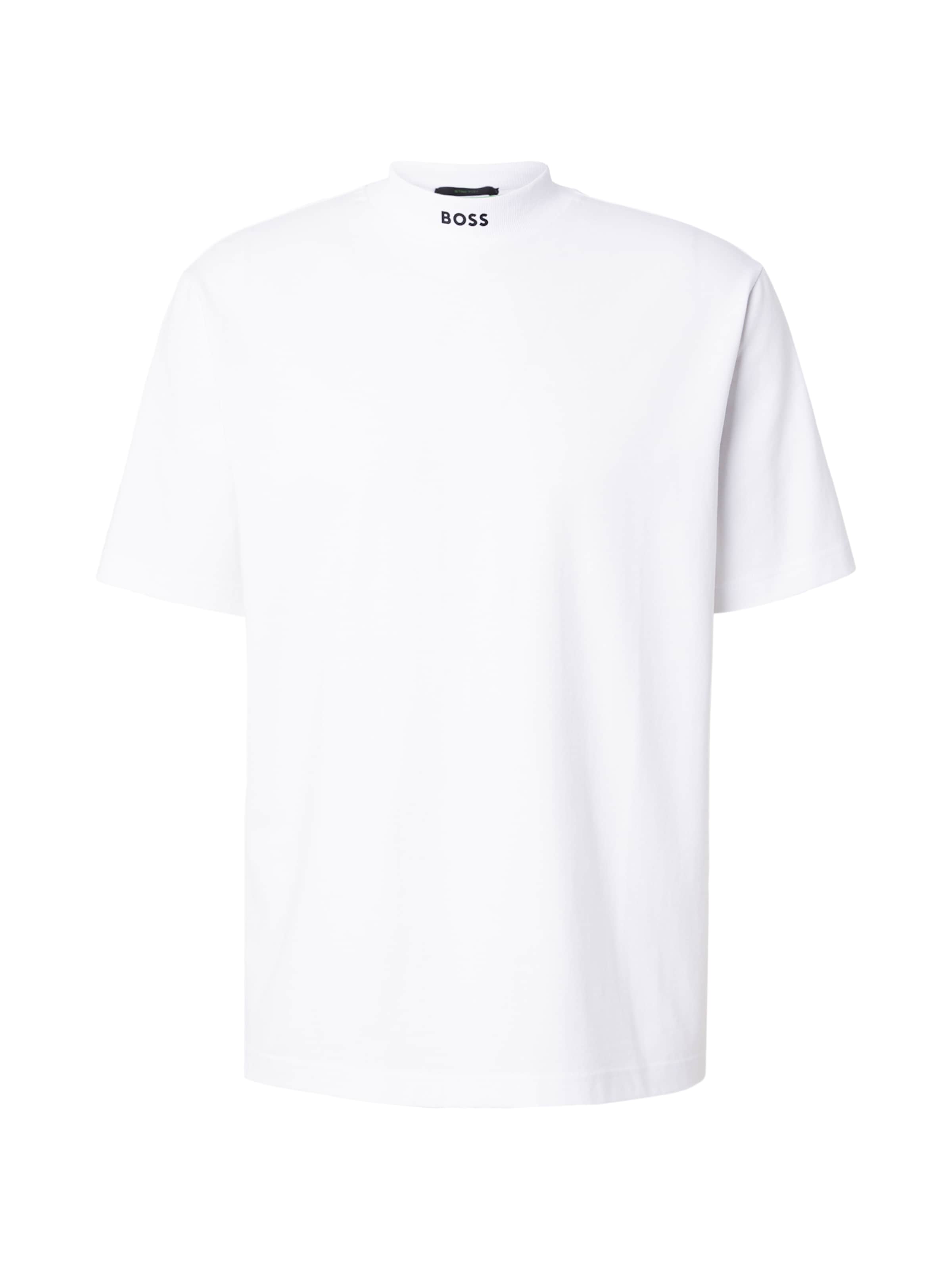 BOSS Футболка 'Collar' в Белый: спереди