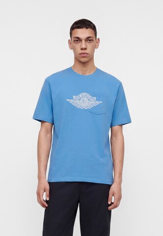Jordan Bluser & t-shirts 'FLT ES 85' i blå: forside