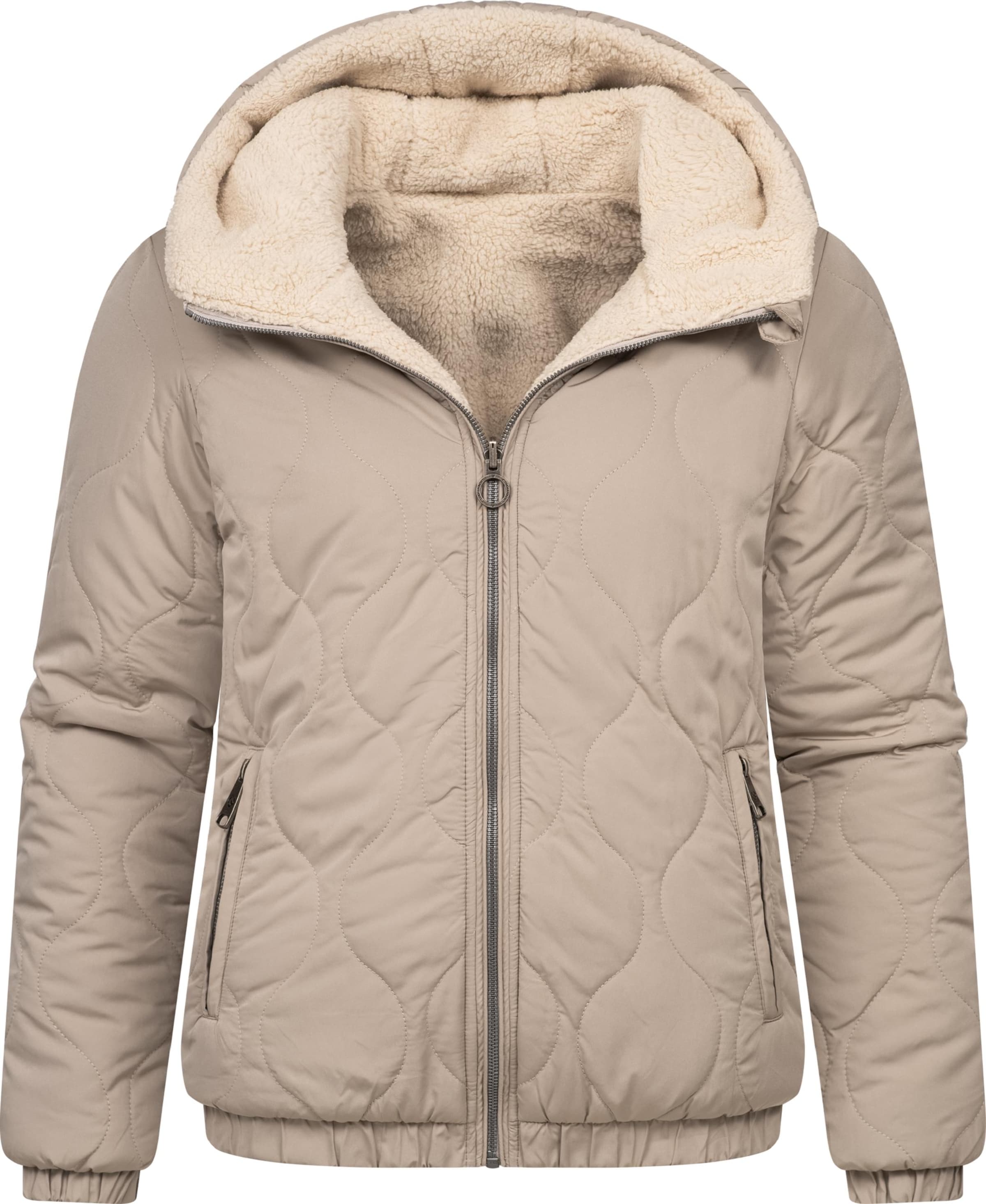 Ragwear Winter jacket 'Qaria' in Beige: front
