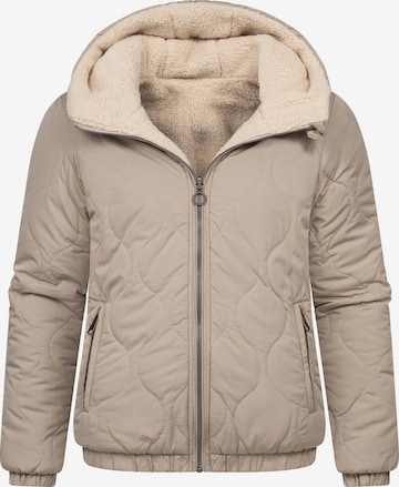 Ragwear Winterjacke 'Qaria' in Beige: Vorderseite