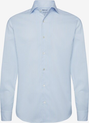 Coupe regular Chemise Boggi Milano en bleu : devant