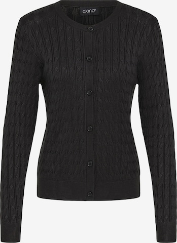 Oxmo - Cárdigan 'Isasja' en negro: frente