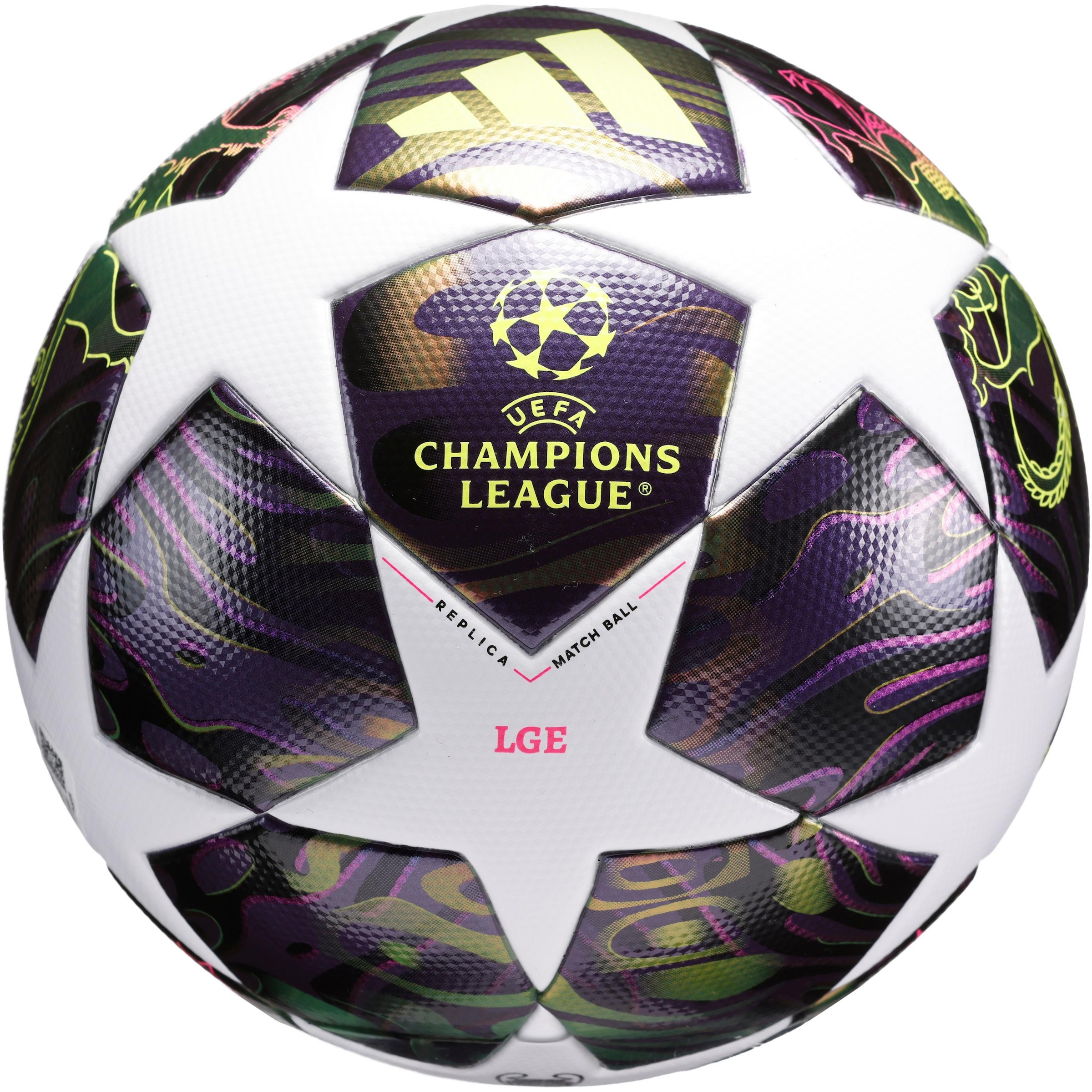 ADIDAS PERFORMANCE - Pelota 'UEFA Champions League Final' en negro: frente