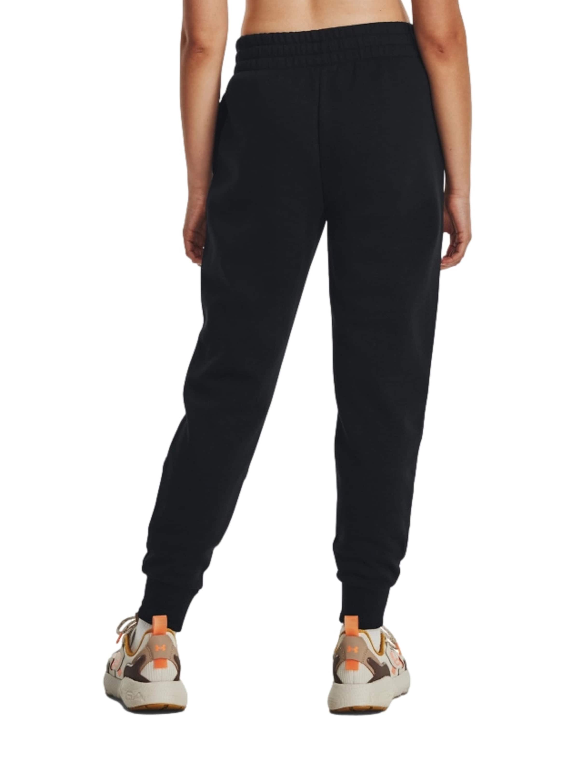 Loosefit Pantalon de sport 'Rival' UNDER ARMOUR en noir