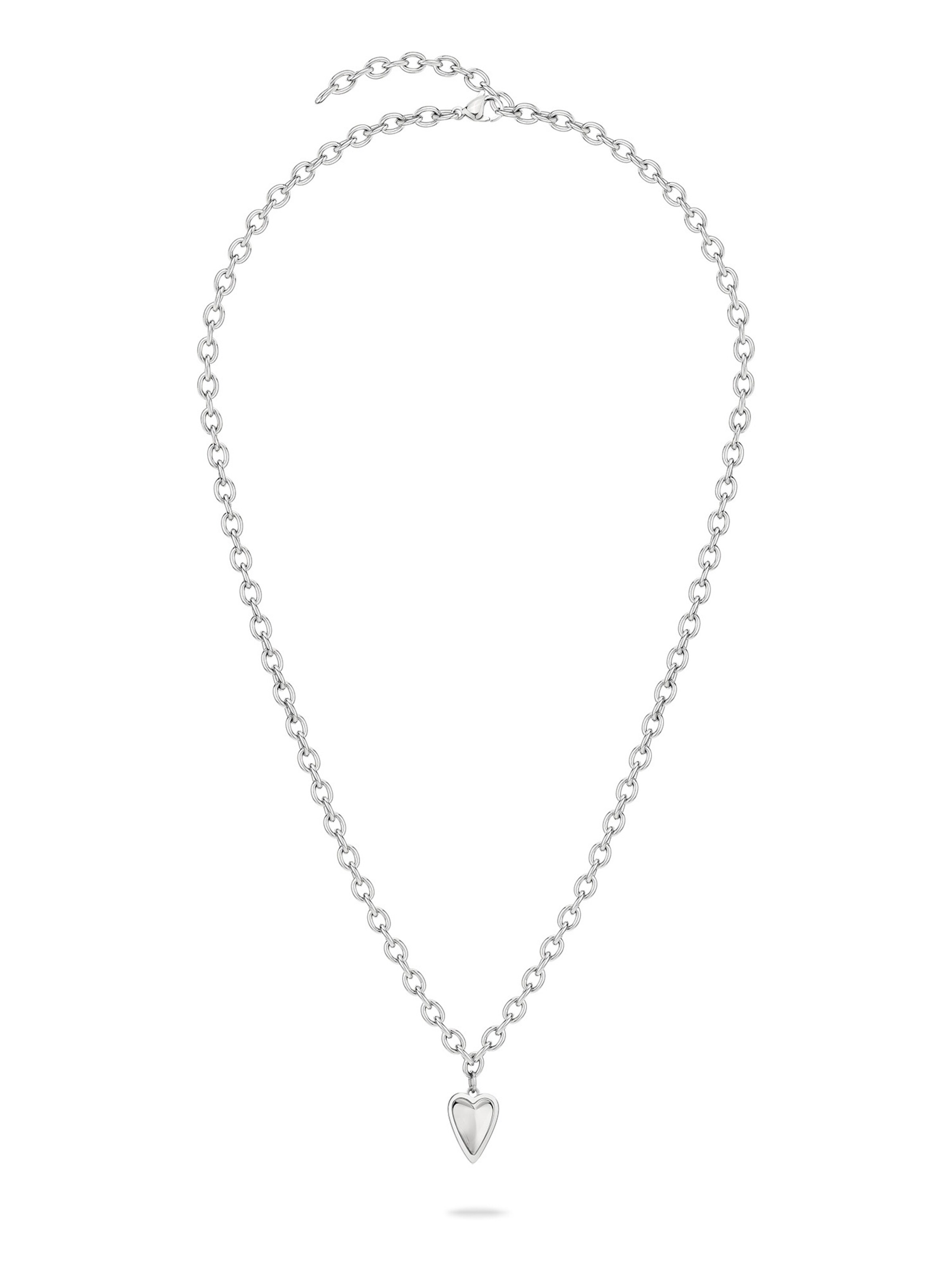 Liebeskind Berlin Necklace 'Heart' in Silver: front