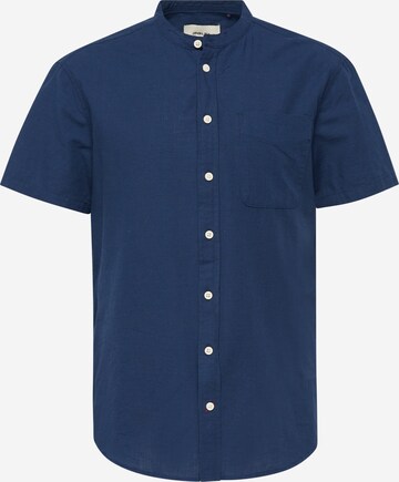 Chemise BLEND en bleu : devant