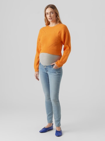 MAMALICIOUS Pullover 'SALLI' in Orange