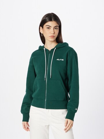Marc O'Polo Sweat jacket in Green: front
