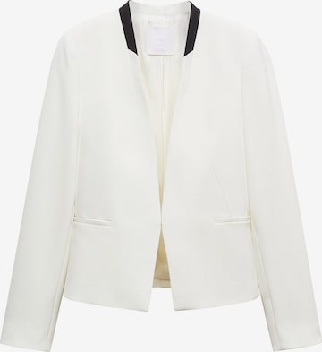 Blazer 'LELI' MANGO en blanc : devant