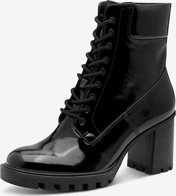 Bottines à lacets Tamaris en noir : devant