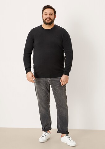 s.Oliver Men Big Sizes Sweater in Black