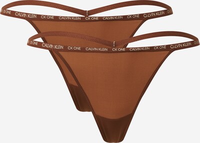 Calvin Klein Underwear String in brokat / weiß, Produktansicht