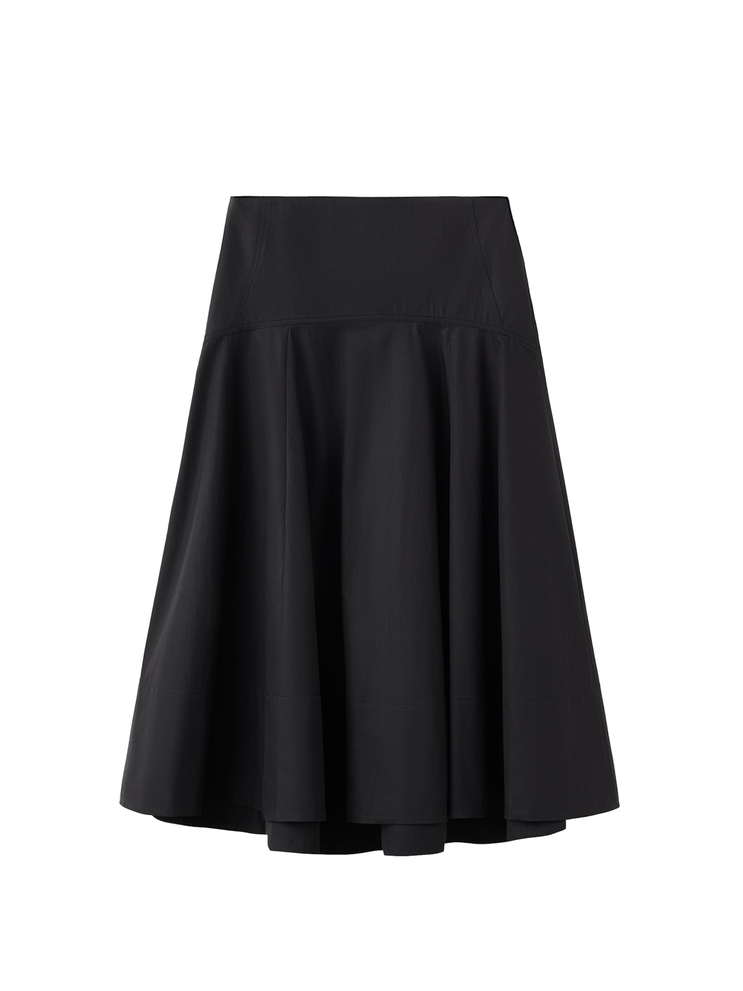 MANGO Rock 'Camila' in Schwarz: Vorderseite