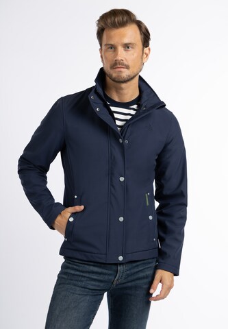 Schmuddelwedda - Chaqueta funcional en azul: frente