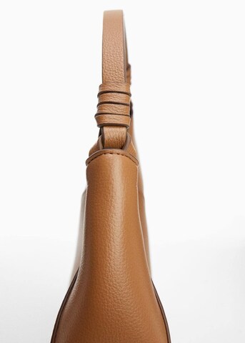 MANGO Shoulder Bag 'Lolo' in Brown