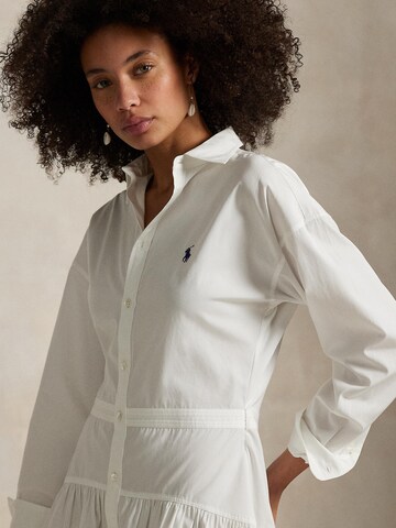 Abito camicia di Polo Ralph Lauren in bianco