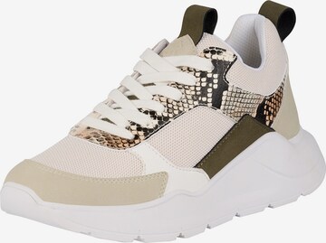 Sneaker bassa di BULLBOXER in beige: frontale