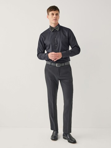 Next Slim fit Button Up Shirt in Black