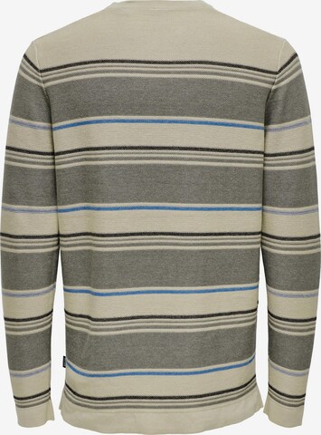 Only & Sons - Jersey 'Pyton' en beige