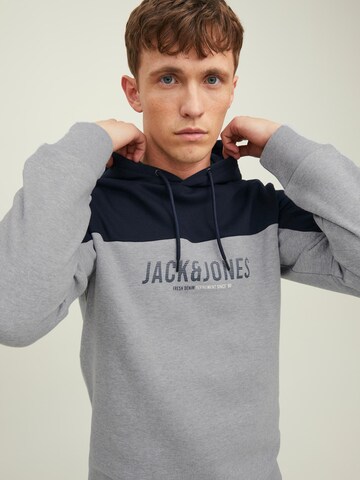 JACK & JONES Sweatshirt 'Dan' in Grey