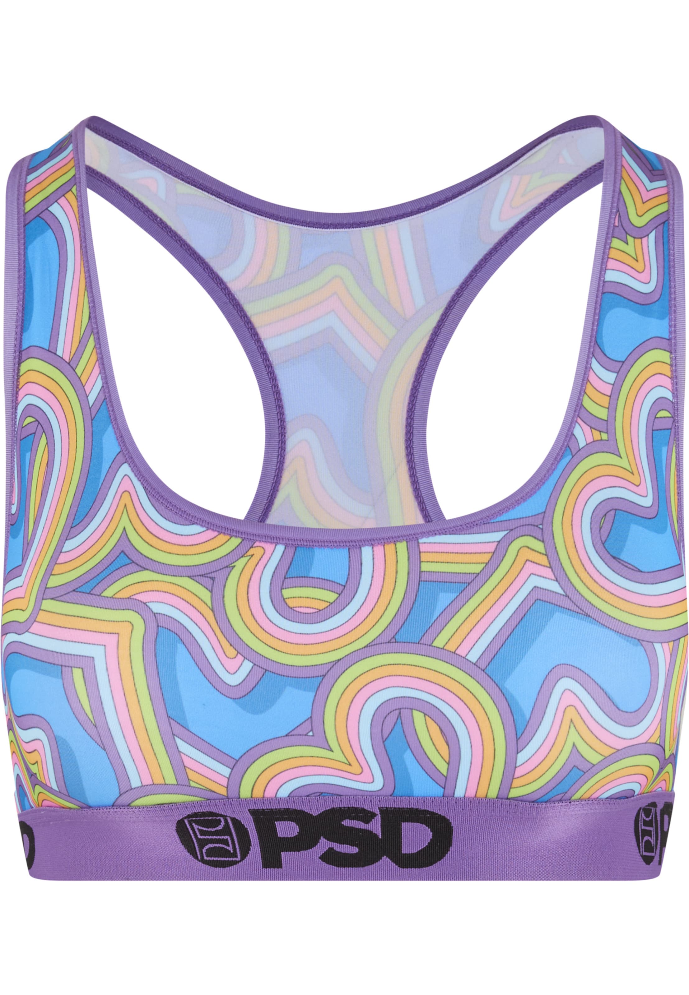 PSD Medium Support Sports bra 'Heart Attack' in Mixed colours