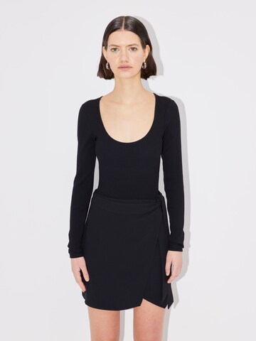 LeGer by Lena Gercke - Body camiseta 'Elis' en negro: frente