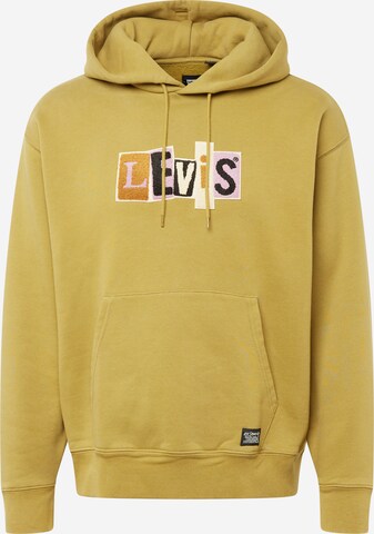 Levi's Skateboarding Sweatshirt 'Skate Hooded Sweatshirt' in Green: front