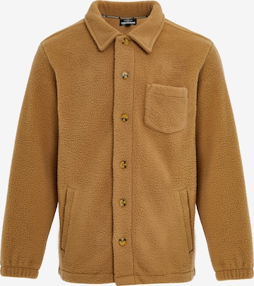 Threadbare Between-Season Jacket 'Borg Alfred' in Brown: front