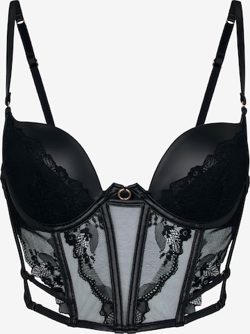 juoda Hunkemöller Liemenėlė 'Ilenia': priekis