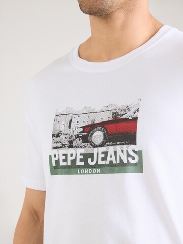 Pepe Jeans Tričko 'PHOTOGRAPHIC' - Biela