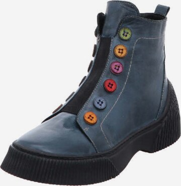 Gemini Boots in Blue: front