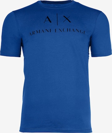 Maglietta di ARMANI EXCHANGE in blu: frontale