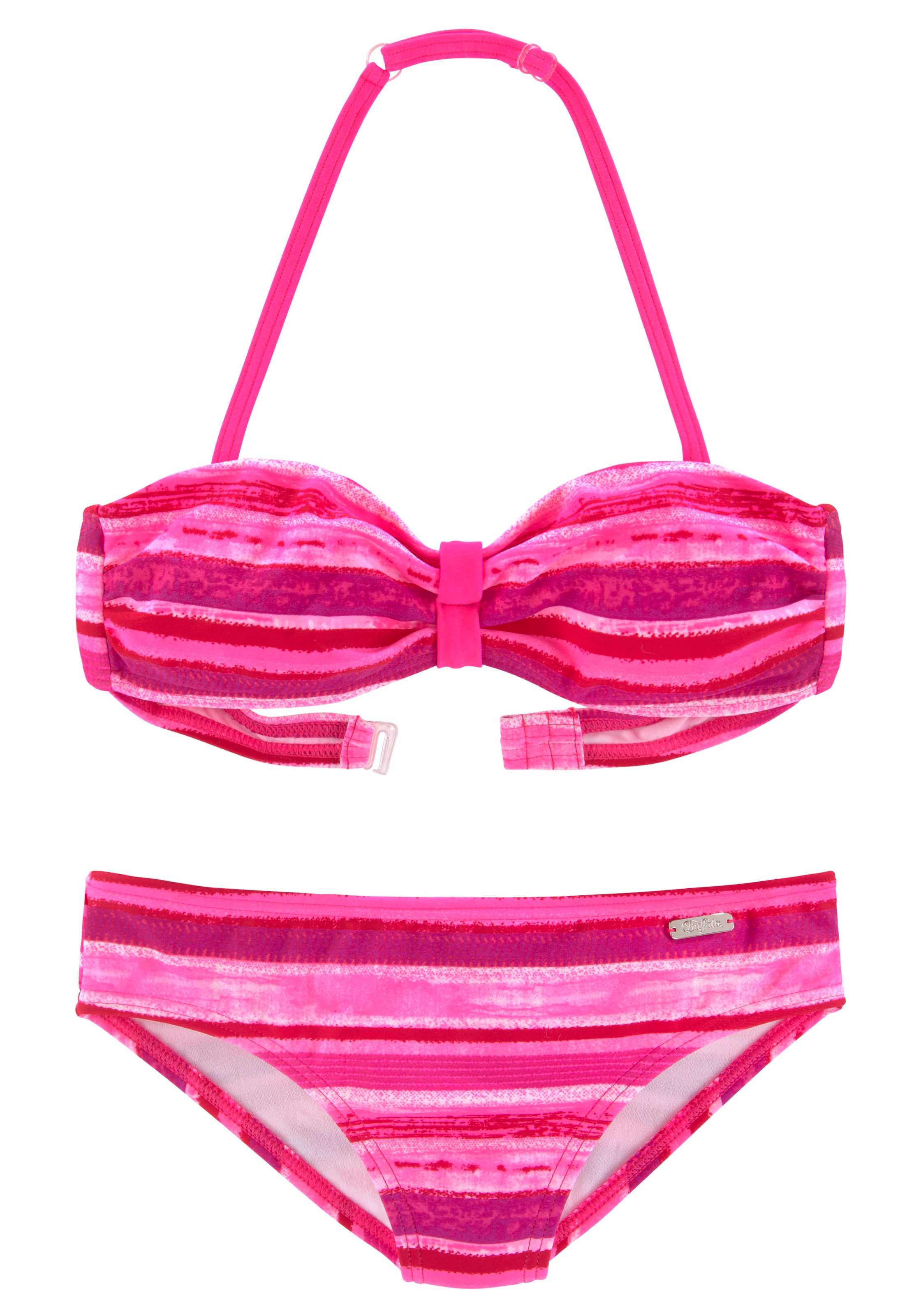 BUFFALO Bandeau Bikini in Pink: Vorderseite