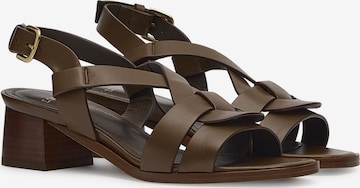 LOTTUSSE Strap Sandals 'Pala' in Brown