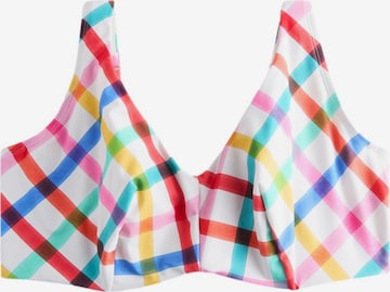 Next Бюстгальтер-минимайзер Верх бикини в Белый: спереди